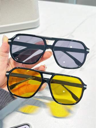 2 件女士方形时尚眼镜，休闲优雅 PC（聚碳酸酯）适合日常生活配饰和户外旅行，适合女士的四季时尚眼镜，女士太阳镜，秋冬服装，沙滩配饰，复古 Y2k 基础款眼镜，商务休闲礼品，非常适合日常穿着、海边、海滩、度假、散步、购物、驾驶、夏季海滩度假街拍、户外、旅行