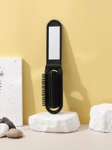 1 件便携式折叠梳子带气垫和镜子，折叠发刷带镜子，旅行发刷，便携式礼物轻巧小发刷，旅行口袋发梳，钱包和健身房化妆品收纳袋化妆收纳包迷你袋旅行小化妆盒配件化妆架刷包化妆容器化妆包旅行必需品女士配件旅行用品、发刷、梳子、美发工具、理发沙龙美发产品和配件美容旅行必需品、返校、旅行度假必需品、女士发饰、刷子、发刷、边刷、刷头发、发梳、梳头发、顺发刷、球刷、迷你发刷、发刷套装、木梳、发刷、刷子、梳子、光滑后刷、发刷、边刷、刷头发、发梳、发刷套装、梳头发、迷你发刷、顺发刷、发刷、头发、配件、美发产品、美发工具、美发用品护发、卷发刷、理发器、理发配件、美发设备