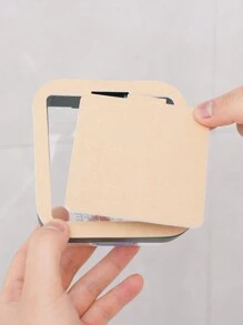 1pc Modern Simple Outlet Waterproof Dustproof Box Self-Adhesive Wall-Mounted Switch Protection Cover, Household Wall Socket Protection Case Anti-Electric Shock Frame For Kitchen & Bathroom