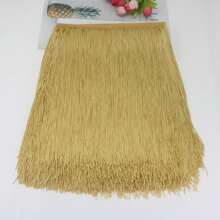 1yard 30CM Long Multicolor Polyester Fringe Trim African Tassel Ribbon Lace Accessory Sew Latin Dress Curtain DIY Accessories - Multicolor - View 21