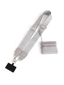 Phone Strap With Zippered Pouch, Clip And Go Strap For Phone, Cross Body Phone String With Zipper Wallet Pouch, Phone Strap Crossbody, The Perfect Companion For The Outdoors, Perfect For Both Ladies And Men