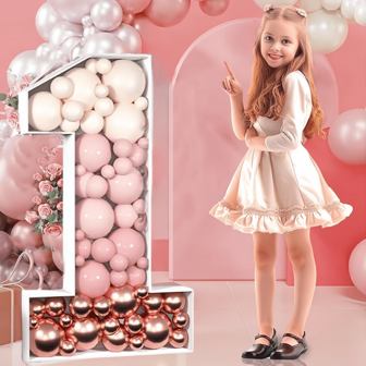 1pc 28 Inch Giant Mosaic Balloon Arch Frame, Large Eyelet Numeric & Letter DIY Set Suitable For Valentine's Day Backdrop Decor, Birthday Party Decor, Wedding Background Decor, Anniversary Celebration Decor