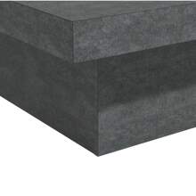 Galano Carmelo 35.4 In. Square Wood Top Coffee Table, Modern Coffee Table For Living Room  (12.2" H X 35.4" W X 35.4" D) - 水泥灰 - 查看 8