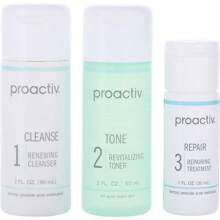 Proactiv Unisex 3-Step Acne Treatment System (30 Days) - Renewing Cleanser 60Ml + Revitalizing Toner 60Ml + Repairing Treatment 30Ml --3Pcs  2 Oz Skincare