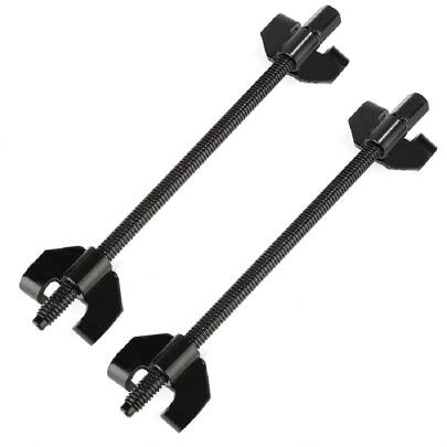 Juego de 2 compresores de muelles profesionales - rebajadores - para bajar muelles, abrazadera para amortiguadores