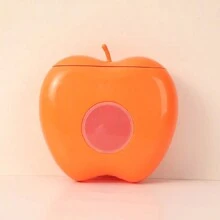 1pc Apple-Shaped Fresh-Keeping Film Storage Box, Wall-Mounted Fresh-Keeping Film Storage Box, Can Dispense Food Packaging Bags, Bathroom Hat Storage Box, Kitchen Accessories - Multicolor - View 12