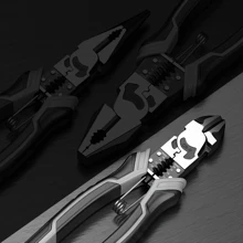 1 件 9 英寸多功能钳子、钢丝钳、尖嘴钳、工业级镊子、轻松防滑、维修手动工具、圣诞礼物 - 彩色 - 查看 11