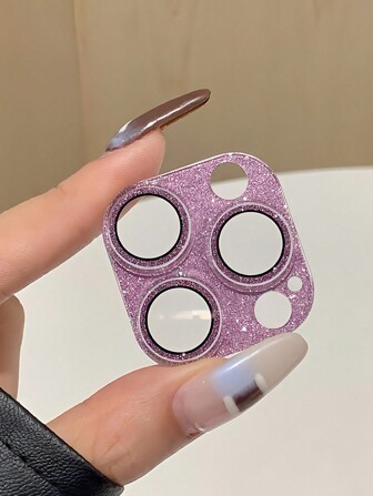 闪钻苹果15 ProMax相机镜头膜一体式14 ProMax手机相机镜头13 Pro/17保护圈边框盖钢化玻璃透明钻石镜头膜