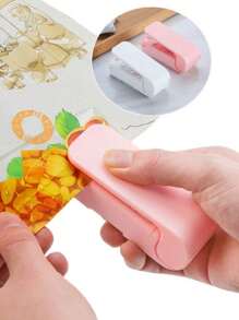 Mini Plastic Bag Sealer Machine, Home Use Food Vacuum Sealing Packing Device - Multicolor - View 1