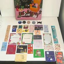 Calendrier de l'Avent 2024 pour les amateurs de livres - 24 cadeaux uniques pour les lecteurs, cadeau de Noël parfait