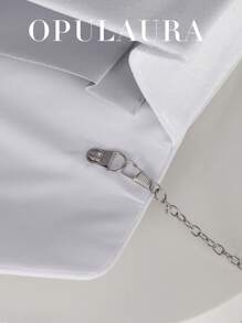 OpulAura 女士浪漫仿珍珠手柄派对手拿包，奢华天鹅绒晚宴包，适合派对、婚礼、约会、圣诞节、生日活动、正式场合，带链条