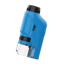 儿童便携式手持显微镜：LED 灯，60X-120X 变焦，适合小学生的教育光学科学实验玩具、科学、显微镜、儿童便携式显微镜 - 彩色 - 查看 12