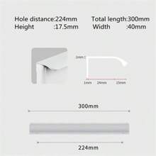 1 Stück Aluminium-Legierung unsichtbare Möbelgriffe seitliche Montage ohne Bohren für Kleiderschrank Schrank Schubladen Knöpfe Möbelbeschlag