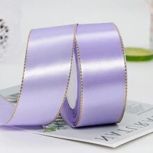1 Stück 4 cm goldener Satin-Schleifenband, farbiges Schleifenband, Seidenband für Hochzeitstorte Dekoration, Stuhlrückenlehne, Geschenkverpackung, DIY - Verschiedenfarbig - Übersicht 16