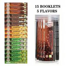 15 Canned Booklets, Fruit Flavored Hand Rolls 110mm/4.33 Inches, 32 Sheets/Roll, 480 Sheets In Total, Slow Burning, Household Small Tool