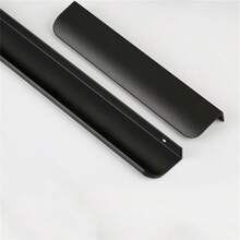 1 Stück Aluminium-Legierung unsichtbare Möbelgriffe seitliche Montage ohne Bohren für Kleiderschrank Schrank Schubladen Knöpfe Möbelbeschlag