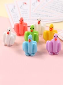 1pc Mini Middle Finger Duck Card Gift Christmas Halloween Decoration Handmade Gift Bag For Loved Ones And Friends