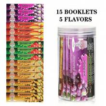 15 Canned Booklets, Fruit Flavored Hand Rolls 110mm/4.33 Inches, 32 Sheets/Roll, 480 Sheets In Total, Slow Burning, Household Small Tool