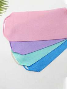 Long Exfoliating Back Scrubber Loofah With Handles, Back ExfoliatoWashcloth Exfoliating Body Scrubber Back Scrubber,Stretchable Pull Strap For Shower Japanese Bath Wash Cloth Korean Exfoliating Luffah Towel Beauty Washcloth Sponge Loofah Body Scrub,Mother Day Gift