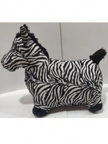Montable Inflable Caballito Vaquita Torito con funda Lavable y Con Sonido varios modelos - cebrita - Ver 3