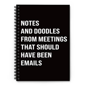 1 件螺旋日记本，给同事的有趣礼物，员工感谢礼物，有趣的同事礼物，同事恶作剧礼物，有趣的办公笔记本，同事圣诞礼物