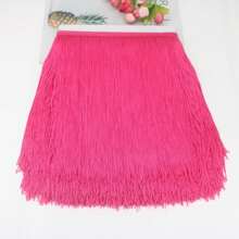 1yard 30CM Long Multicolor Polyester Fringe Trim African Tassel Ribbon Lace Accessory Sew Latin Dress Curtain DIY Accessories - Multicolor - View 5