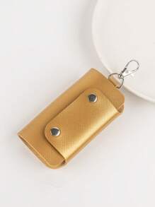 1 mini llavero, llavero minimalista, billetera, estuche para guardar llaves, protector de llaves, bolsa de regalo, llavero de coche, llavero, estuche para llaves, regalos para mujeres