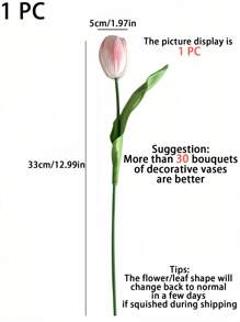 10 Stück Premium künstliche Blumen, Echte Berührung Tulpen Strauß oder blaue Rose, künstliche Blumen für Hochzeit, Zimmer, Zuhause, Hotel, Party, Valentinstag, Neujahrsgeschenke