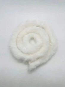1米人造毛皮条加厚仿貂皮毛羽装饰围巾羽长袍羽高级定制Tissu Couture毛绒蓬松布条时尚胶带缝纫配件工艺新娘装饰家居装饰 - 彩色 - 查看 23