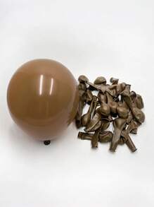 Set de 115 piezas de globos en colores marrón, beige y azul para arco de globos, decoración de cumpleaños, boda, compromiso, bautizo, revelación de sexo y otras fiestas