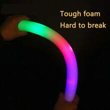 100PCS LED Foam Sticks Light Up With 3 Flashing Modes,Party Supplies For Weddings, Birthdays, Music Festivals, Carnivals, New Year Gifts,Christmas Wand Rally Batons DJ Flashing Glow Stick Party Bulk Foam Glow Sticks With Colorful Flashing Glow In Dark Party Supplies, Glow Stick Bulk Party Pack For Wedding,Raves,Concert,Camping,Sporting Events,Pool Party - Multicolor - View 2