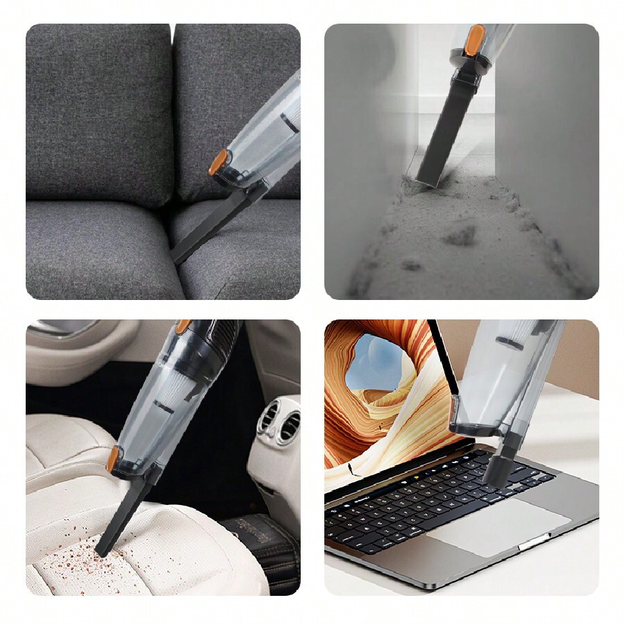 TINTONLIFE Portable Handheld Vacuum Cleaner Push Rod Vacuum Cleaner ...