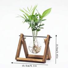 Vaso de vidro hidropônico para flores, decoração criativa para vasos de mesa, plantador suspenso para plantas aéreas e suculentas