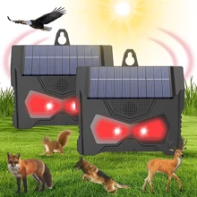 NetHong 2xSolar Powered Ultrasonic Electronic Bird Repellent Waterproof Pigeon Deterrent - Black - View 1