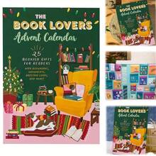 Calendrier de l'Avent 2024 pour les amateurs de livres - 24 cadeaux uniques pour les lecteurs, cadeau de Noël parfait