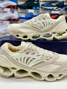 Wave Beige Sneakers Prophecy Ls Lotus Flower Launch 2024 - LS BEIGE - View 3