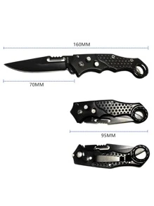 Canivete Tático Automático Saque Rápido Afiado Para Pesca Camping Trilha