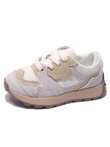 1 Pair Kids' Sporty Casual Shoes, Soft Sole, Versatile For Girls And Boys, For Toddlers And Little Kids, Suitable For Spring & Autumn