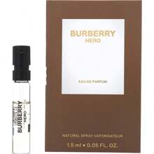 Burberry Atlas Cedar, Virginaian Cedar, Himalayan Cedar, Junier, Black Pepper, Bergamot Men Eau De Parfum Spray Vial 2021  0.05 Oz Fragrance
