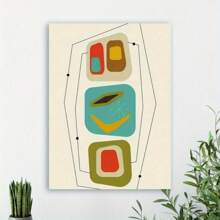 1 Pc Wooden Framed An Abstract Art Painting Canvas Painting(2)Thickness 2.25cm/ 0.9inch, High Quality Wall Art Prints Poster, Direct Hanging Wall Picture, Christmas Gift,Decor For Home Gifts, Living Room, Bathroom, Bedroom, Kitchen