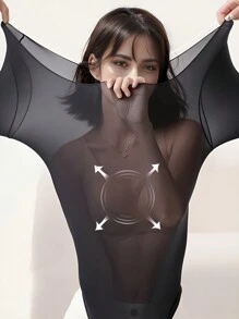 Women's Ultra-Thin Base Layer Long Sleeve Seamless Skin-Friendly Stretch Undershirt, Thermal Underwear Bottoming Top Long Sleeve