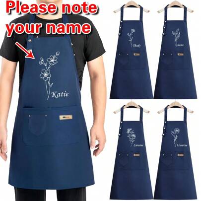 Customized Exclusive Apron Cooking Clothes Fashionable New Fabric Chefs Uniform For Women Breathable Kitchen Cooking Household Adult Japanese Oil Resistant Work All Seasons Catering Filipina Food Service Clothe