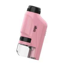 儿童便携式手持显微镜：LED 灯，60X-120X 变焦，适合小学生的教育光学科学实验玩具、科学、显微镜、儿童便携式显微镜 - 彩色 - 查看 13