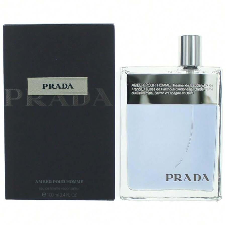 Prada Amber By Prada, 3.4 Oz Edt Spray For Men - Clear - View 1