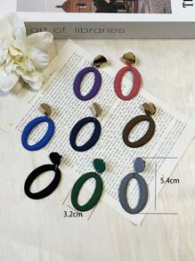 1 Pair Chic Geometric Ear Cuffs, European & American Fashion, Minimalist Design, Versatile For Spring, Summer, Autumn, Winter