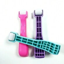 1 pieza/2 piezas Herramienta de ondulado rotativo de acolchado, pie prensador para plisado de tela, herramienta de prensado para bordado, apliques, tela y papel artístico
