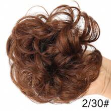 Synthetic Claw Clip Messy Hair Bun Hair Piece Wavy Curly Hair Bun Clip In Claw Chignon Ponytail Hairpieces Synthetic Tousled Updo Hair Extensions Scrunchie Hairpiece For Women