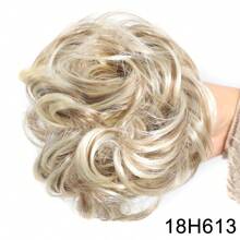 Synthetic Claw Clip Messy Hair Bun Hair Piece Wavy Curly Hair Bun Clip In Claw Chignon Ponytail Hairpieces Synthetic Tousled Updo Hair Extensions Scrunchie Hairpiece For Women