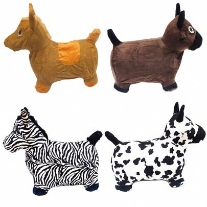 Montable Inflable Caballito Vaquita Torito con funda Lavable y Con Sonido varios modelos