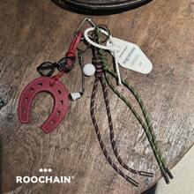 Anchor Red Horseshoe Shaped, Fashionable Bag Charm, Handcrafted Rope, Mini Golf Club, Couples Keychain, Car Keychain, Holiday Gift